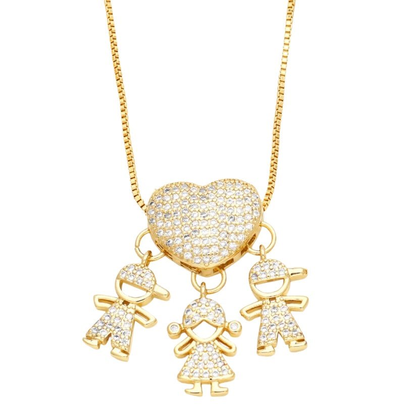 Colar Amor de Mãe Banhado a Ouro 18k - Direct Ofertas