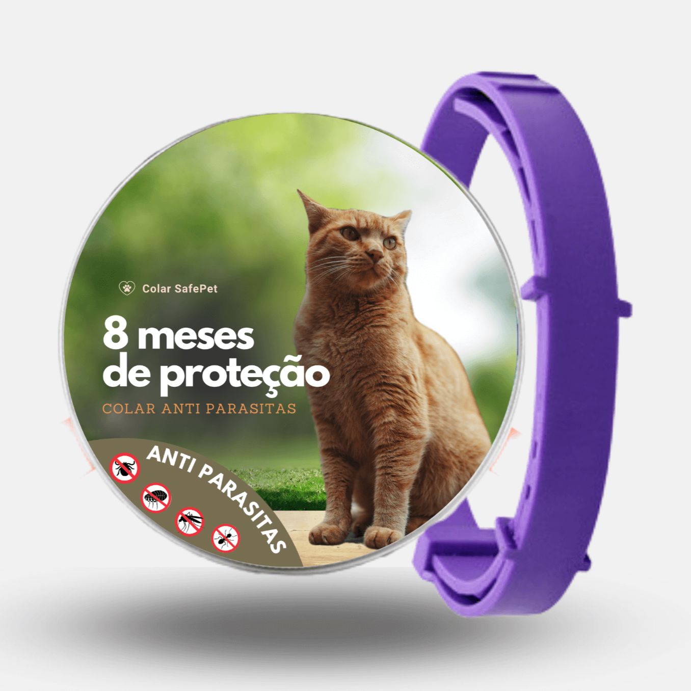 Colar Anti Pulgas e Carrapatos - Direct Ofertas
