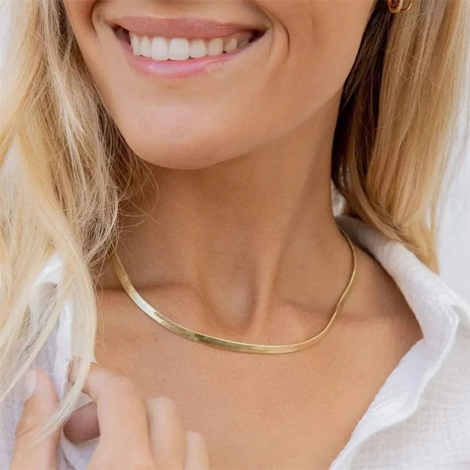 Colar de Malha Banhado a Ouro 18k - Direct Ofertas