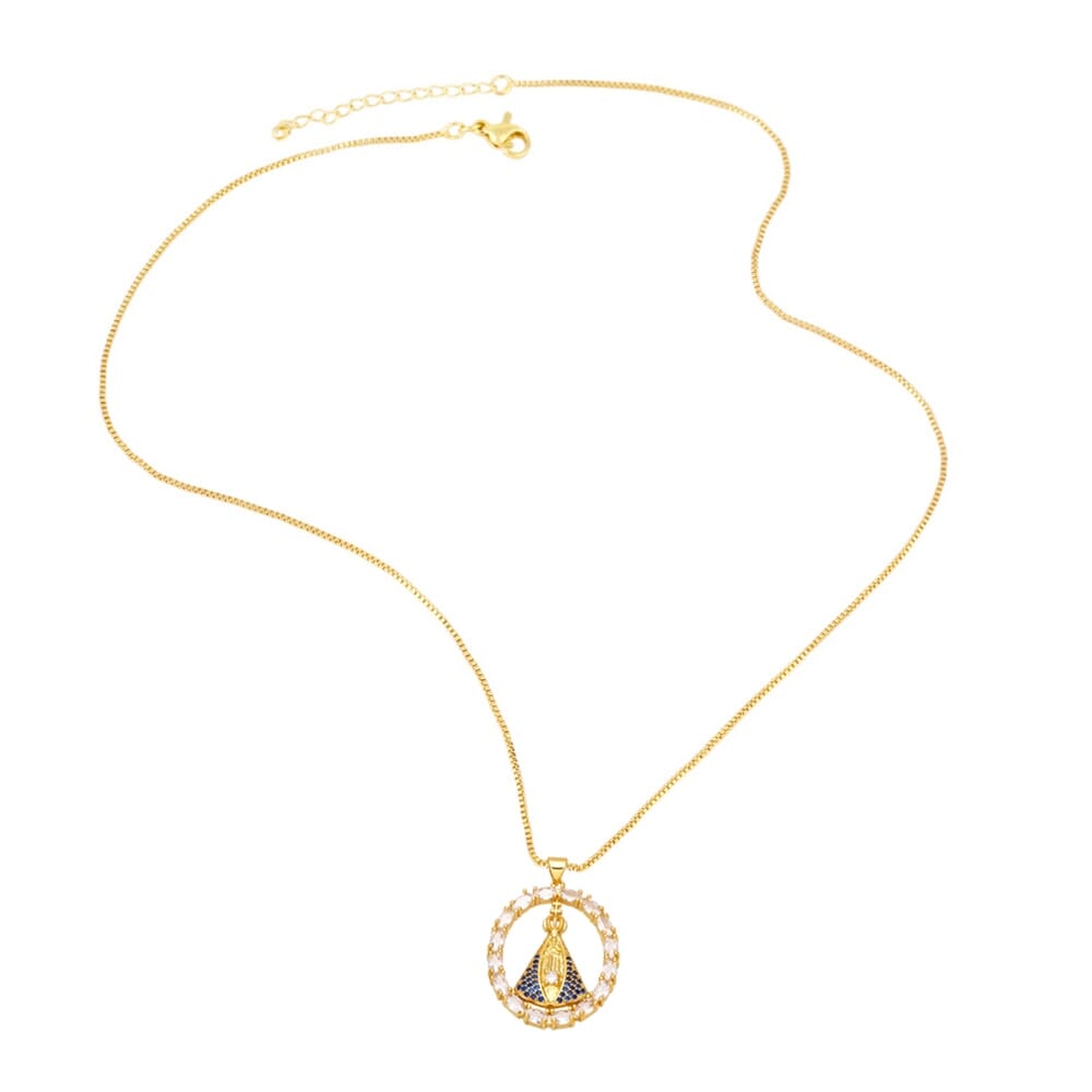 Colar Feminino Nossa Senhora Fé Eterna - Direct Ofertas