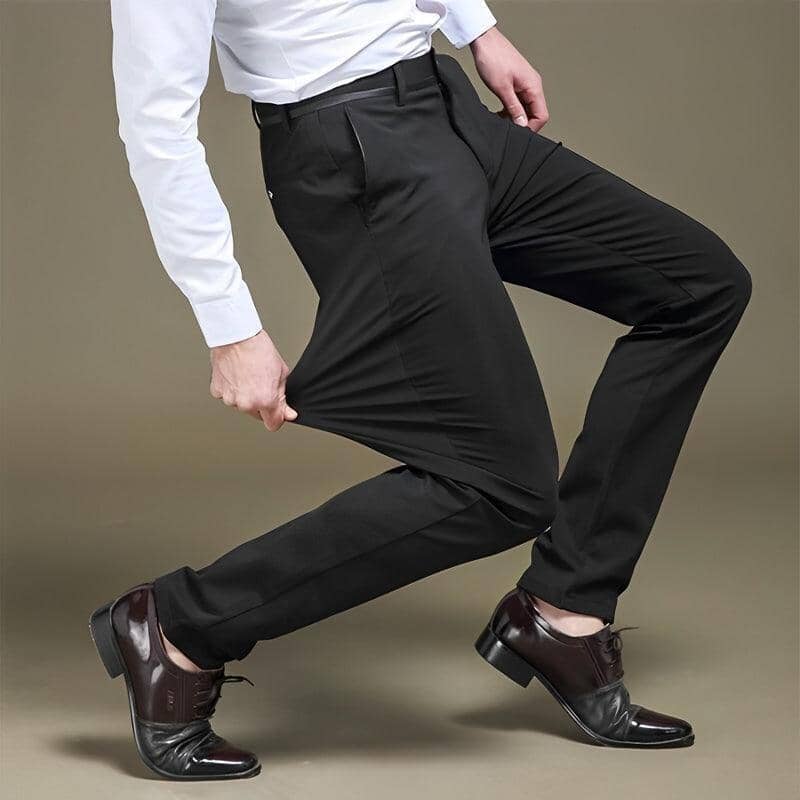 COMPRE 1 E LEVE 2 | Calça Social Clássica Alfaiataria Gentleman 2025 + Brinde Cinto Social Couro - Direct Ofertas