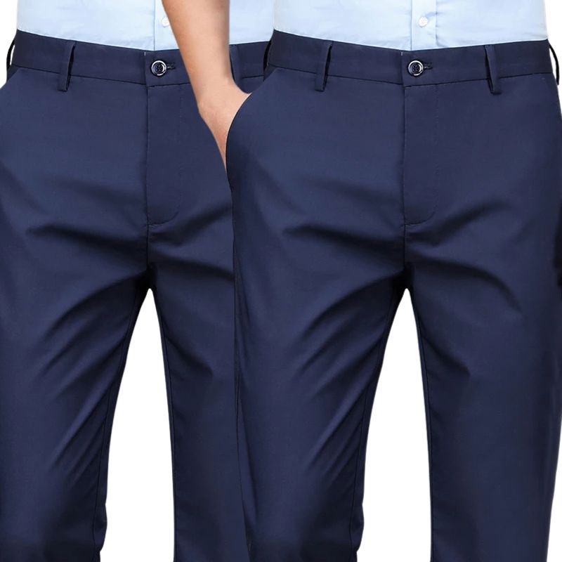 COMPRE 1 E LEVE 2 | Calça Social Clássica Alfaiataria Gentleman 2025 + Brinde Cinto Social Couro - Direct Ofertas