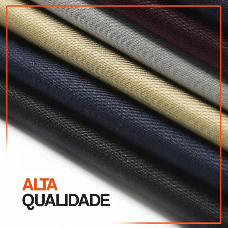 COMPRE 1 E LEVE 2 | Calça Social Clássica Alfaiataria Gentleman 2025 + Brinde Cinto Social Couro - Direct Ofertas
