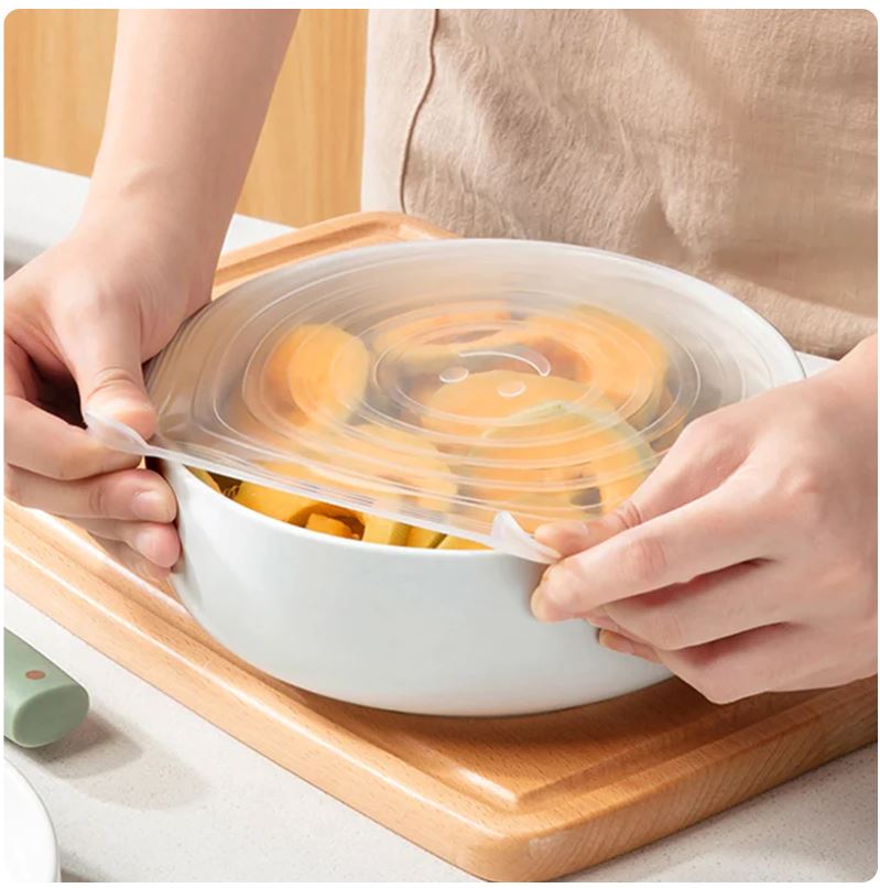 Compre 6 Leve 12 - Kit 12 Tampas de Silicone Reutilizável (UNIVERSAL) - Super Elástico - Direct Ofertas