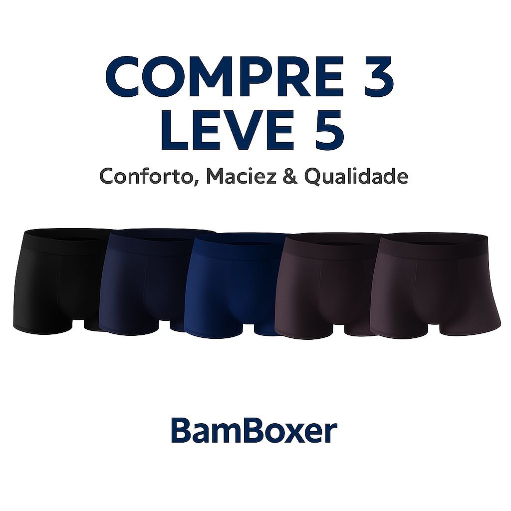 Cueca BamBoxer – Conforto e Toque de Seda em Promoção Especial - Direct Ofertas