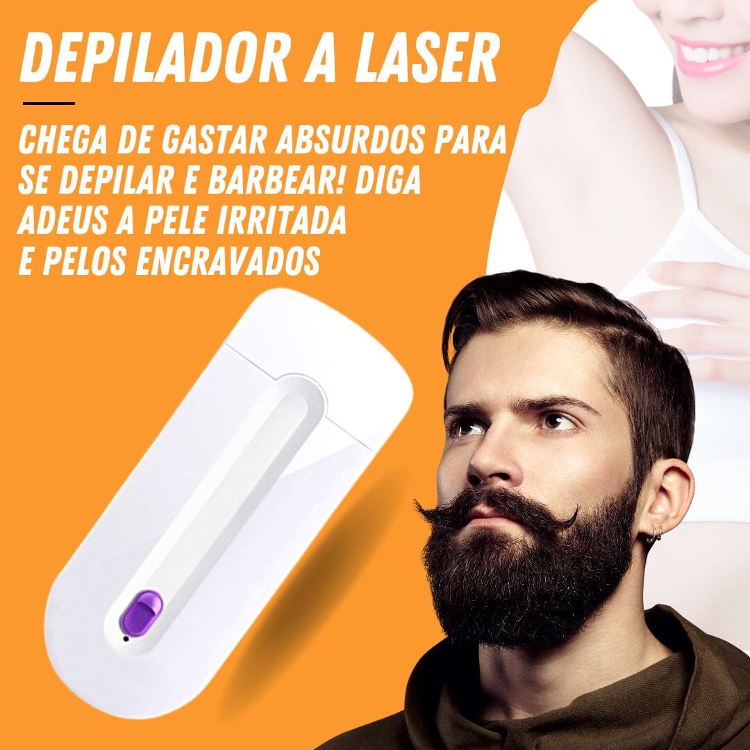 Depilador a Laser Profissional - Removedor de Pelos Elétrico - Direct Ofertas