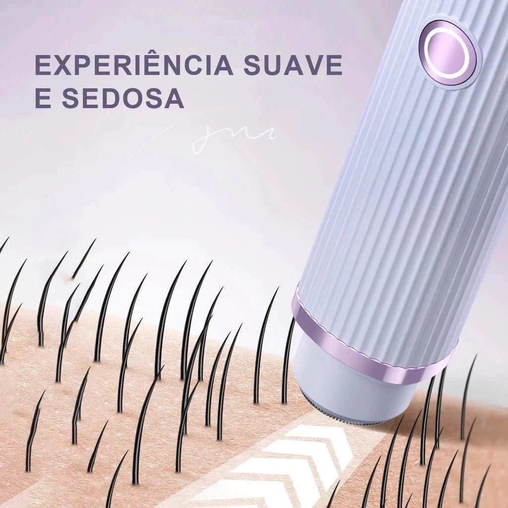 Depilador Elétrico Recarregável com Navalha Dupla - Direct Ofertas