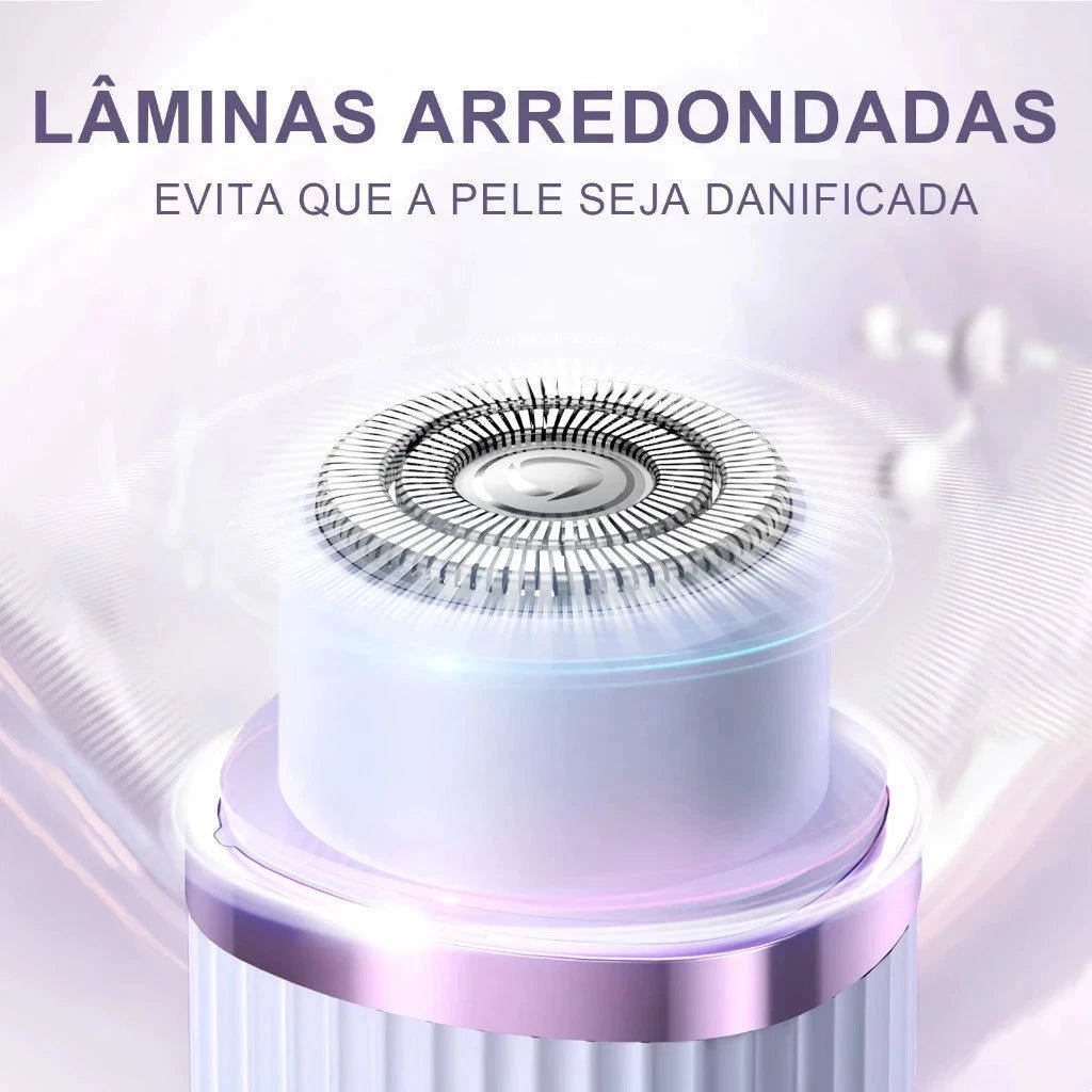 Depilador Elétrico Recarregável com Navalha Dupla - Direct Ofertas