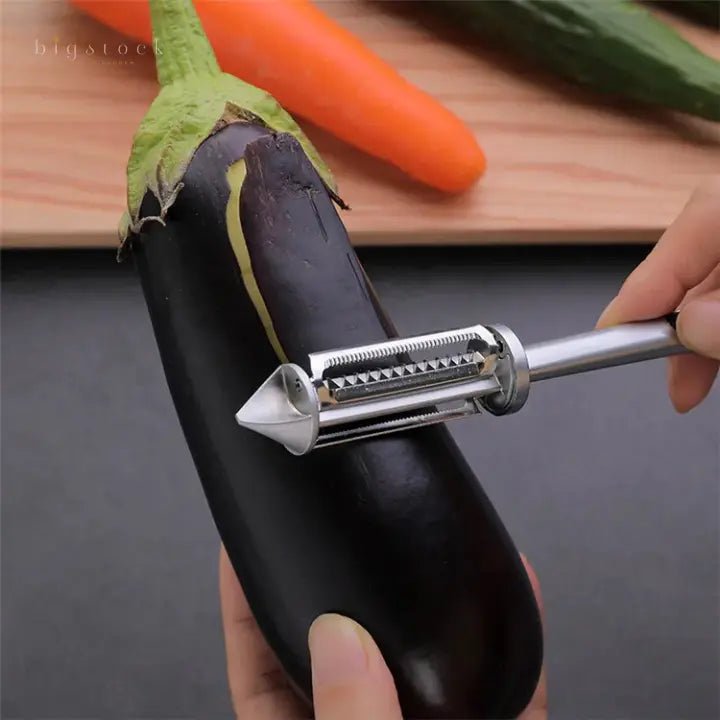 Descascador de Legumes e Frutas Multifuncional 3 em 1 BStocker (LEVE 2 E GANHE OUTRO DE BRINDE) - Direct Ofertas