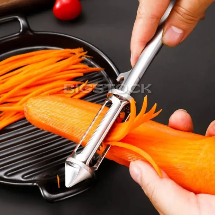 Descascador de Legumes e Frutas Multifuncional 3 em 1 BStocker (LEVE 2 E GANHE OUTRO DE BRINDE) - Direct Ofertas