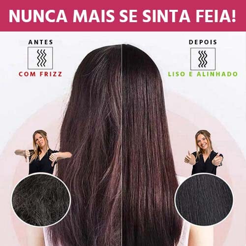 Escova Alisadora de Cabelos Bivolt 5 em 1 MultiGlam - Direct Ofertas