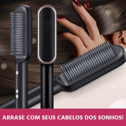 Escova Alisadora de Cabelos Bivolt 5 em 1 MultiGlam - Direct Ofertas