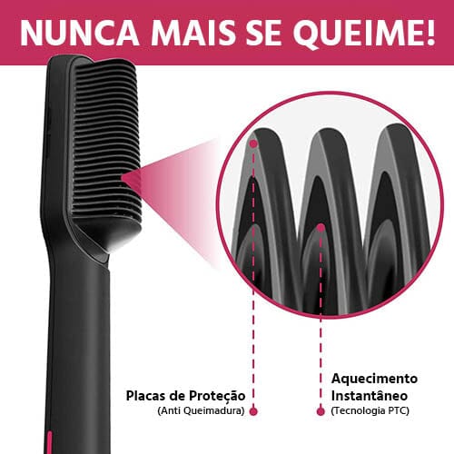 Escova Alisadora de Cabelos Bivolt 5 em 1 MultiGlam - Direct Ofertas
