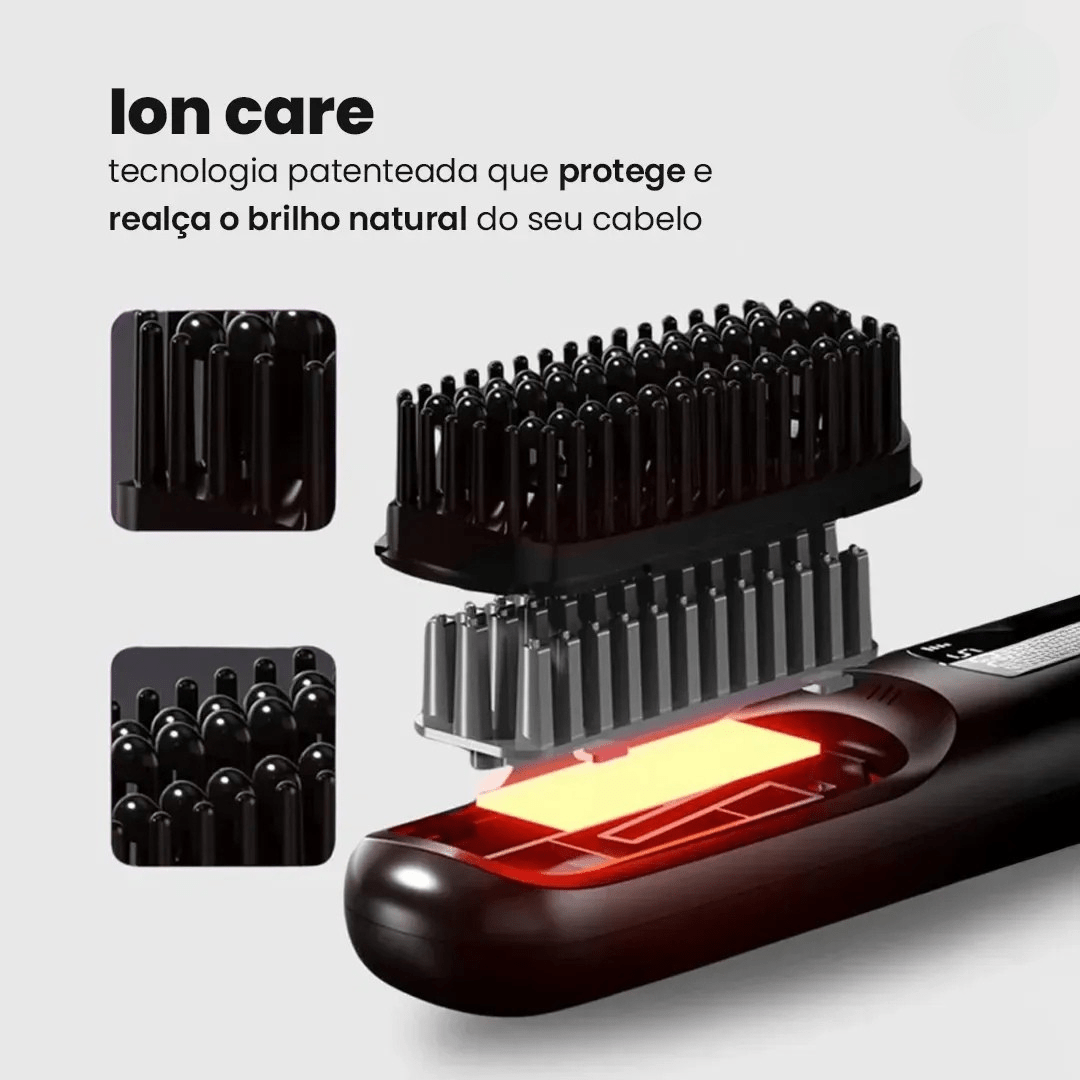 Escova Alisadora Portátil - BeautyMax Pro - Direct Ofertas