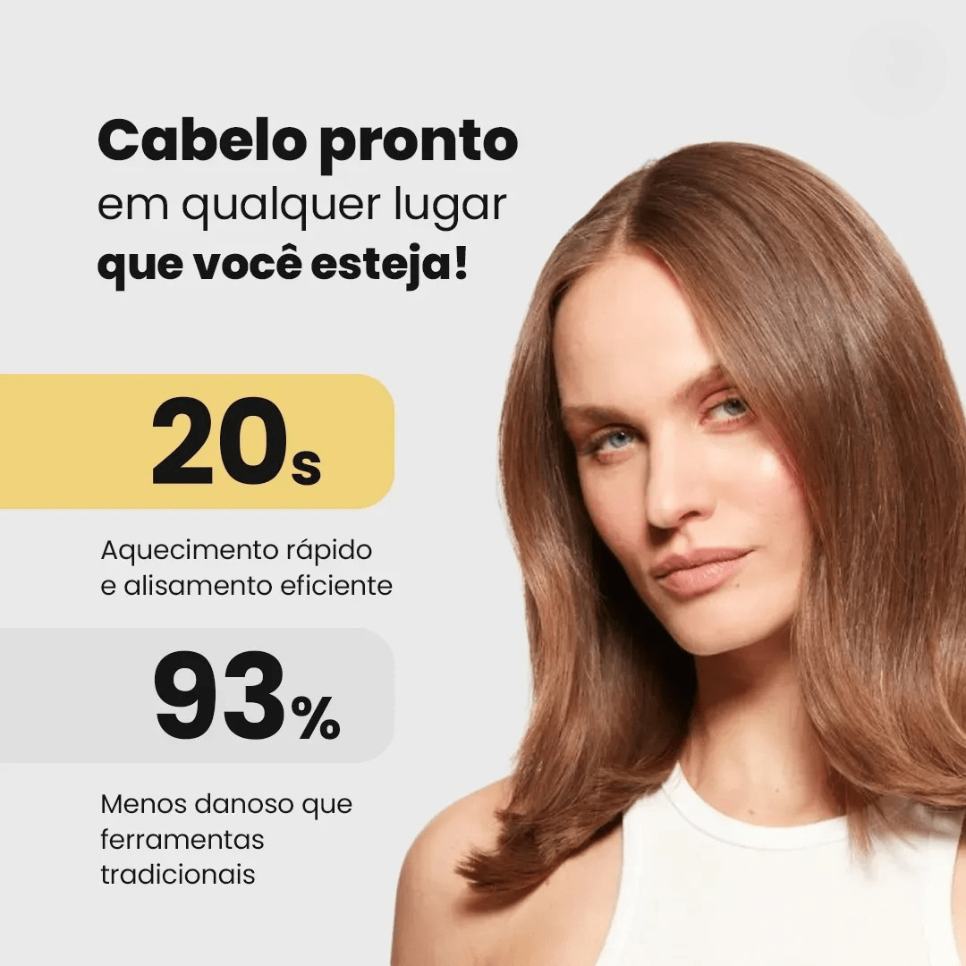 Escova Alisadora Portátil - BeautyMax Pro - Direct Ofertas