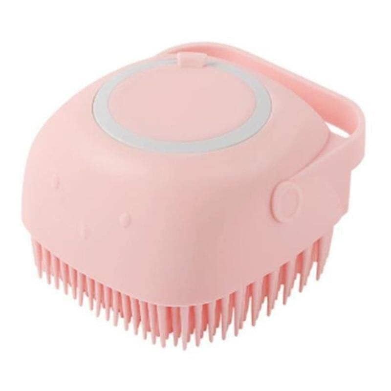 Escova de Banho Massageadora para Pets Escova de Banho Massageadora para Pets P13 Direct Ofertas Rosa 