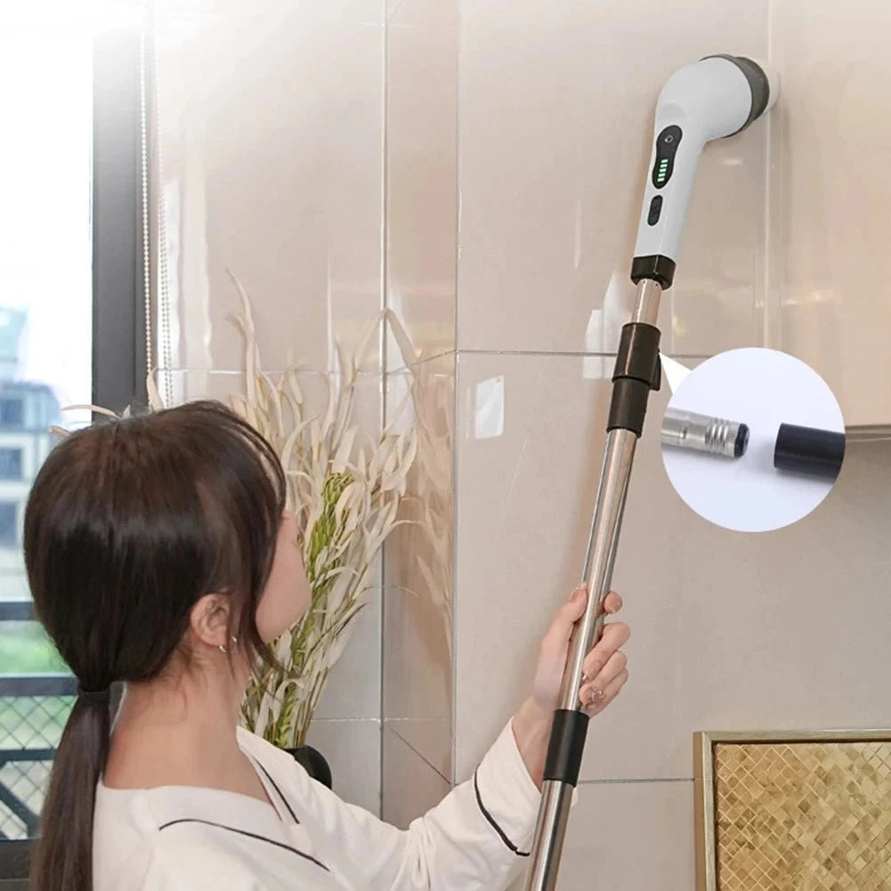 Escova de Limpeza Ajustável Recarregável 9 em 1 / 7 em 1 Escova de Limpeza Ajustável PS1 Direct Ofertas 