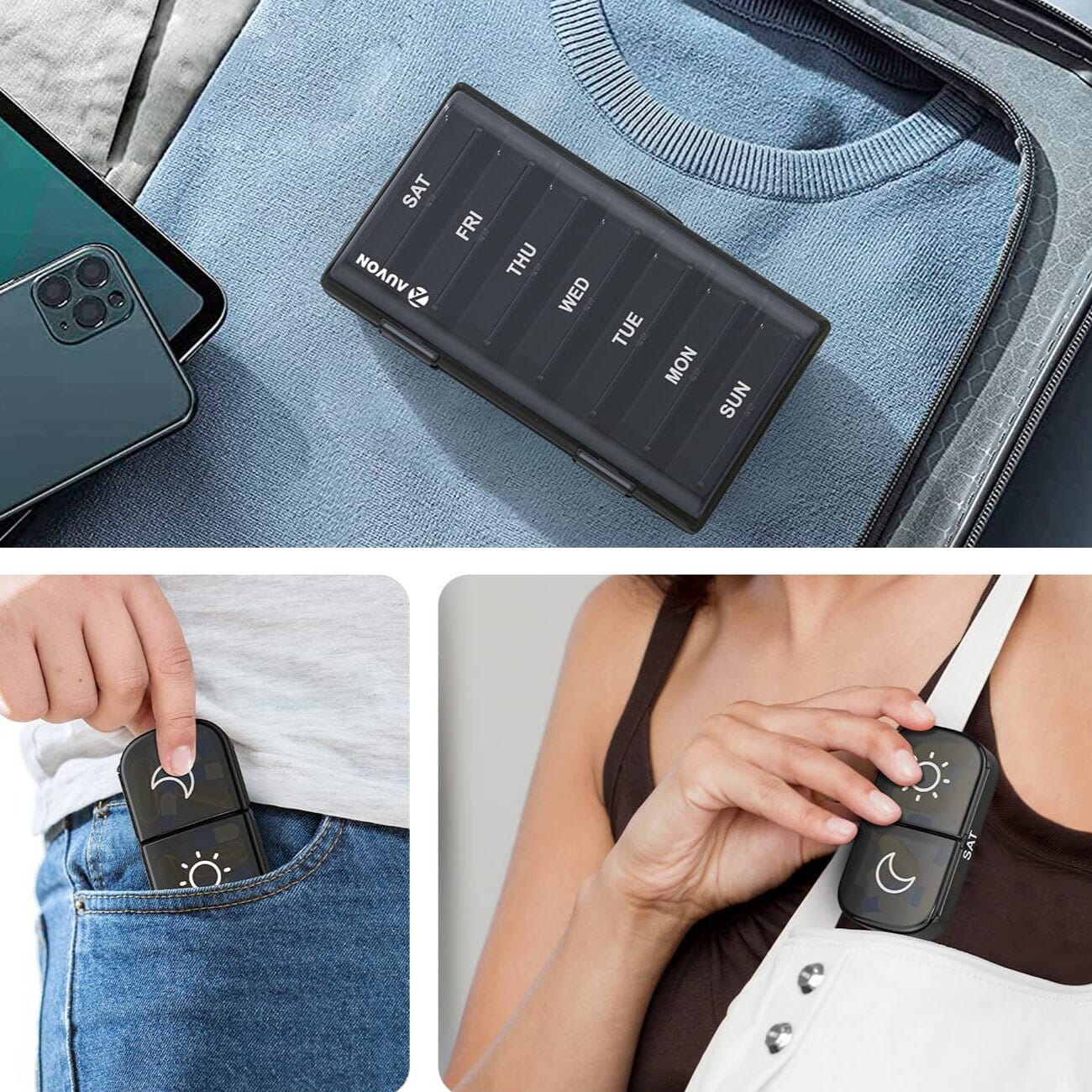 Estojo Organizador de Remédios Estojo Organizador de Remédios P11 Direct Ofertas 