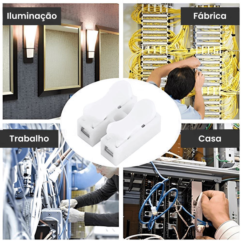 FácilFix - Conector Rápido para Fios + Brinde - Direct Ofertas