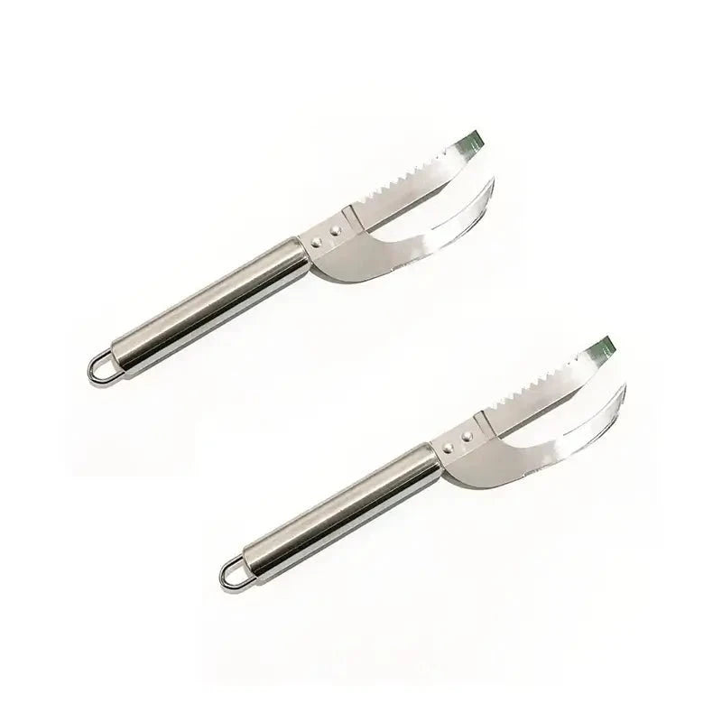 FishScaler - Faca Inoxidável 3 em 1 para Limpeza de Peixe FishScaler - Faca Inoxidável P9 Direct Ofertas 2 unidades 