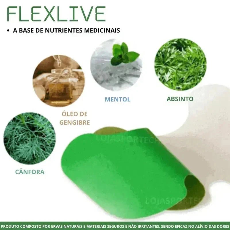 Flexlive - Adesivo de Recuperação Natural - Direct Ofertas