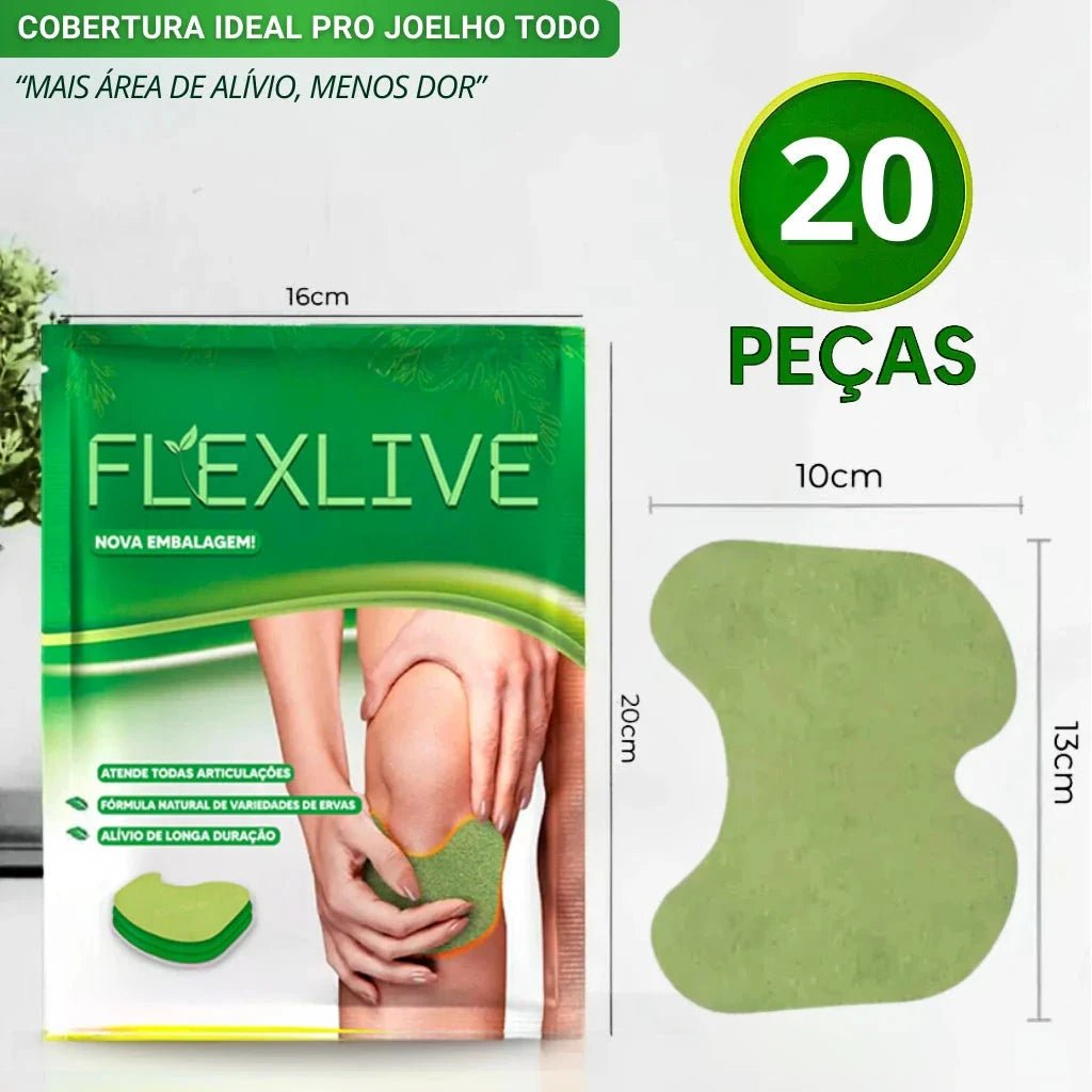 Flexlive - Adesivo de Recuperação Natural - Direct Ofertas