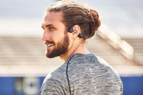 Fone de Ouvido por Condução Óssea Bluetooth 5.1 Resistente a Água Fone de Ouvido por Condução P13 Direct Ofertas 