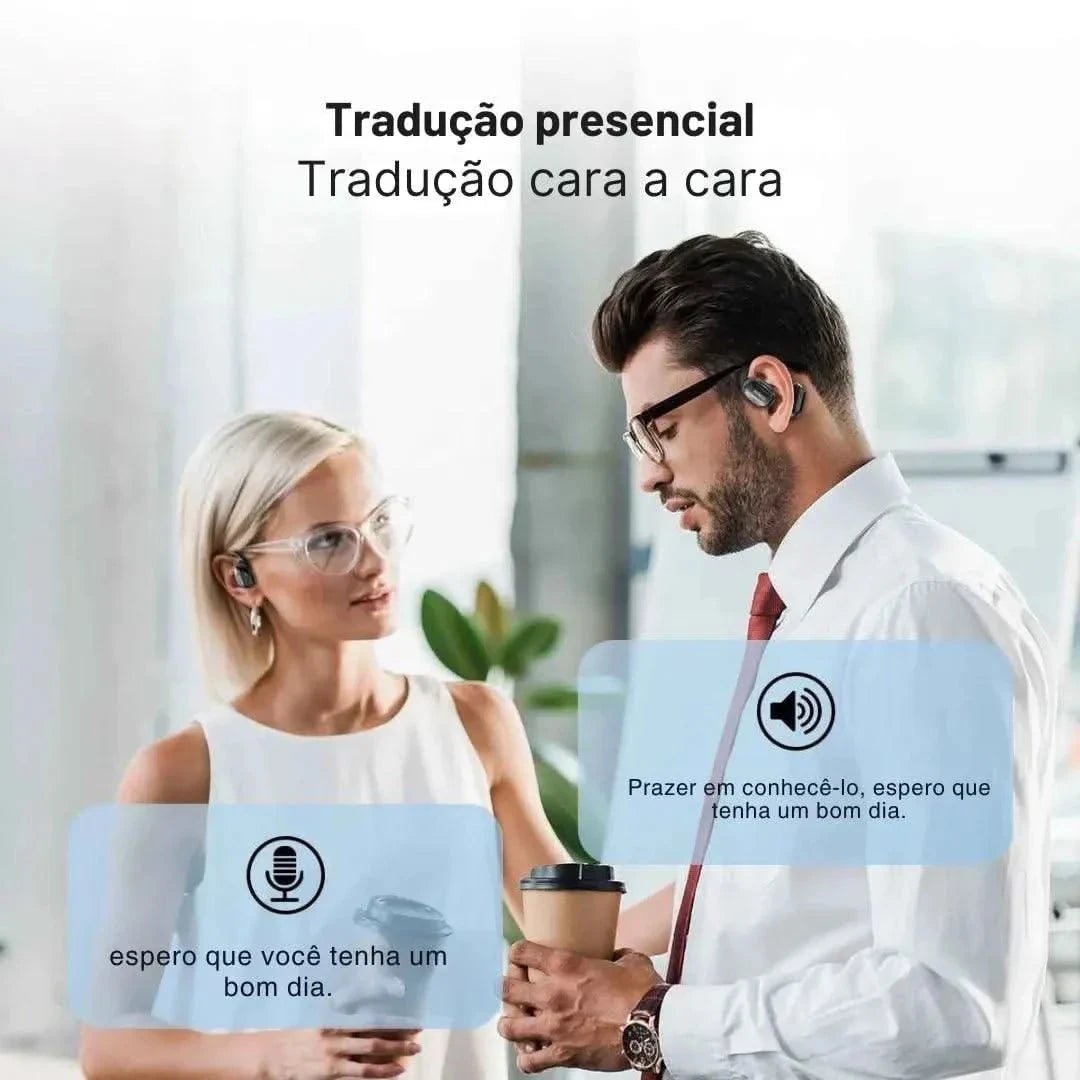 Fone Tradutor Bluetooth Miniso MS162 – Tradução em Tempo Real - Direct Ofertas