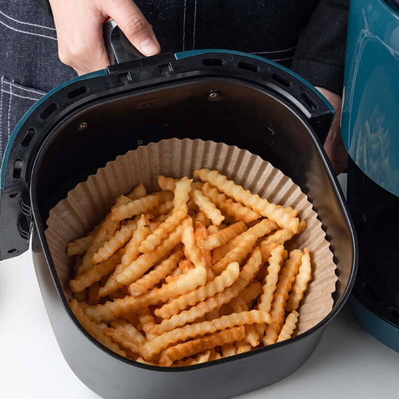 Forro de Papel Protetor Antiaderente para Air Fryer - Direct Ofertas