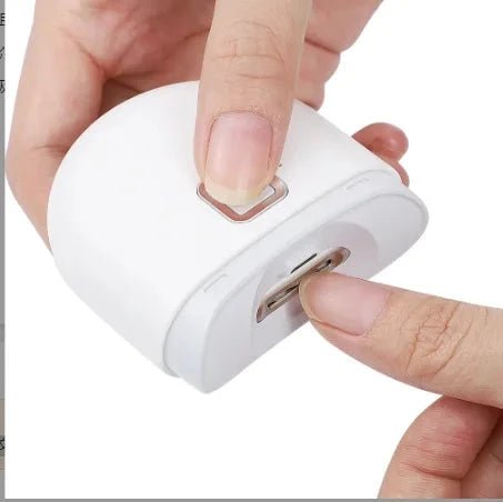 Ionique | 2‑em‑1 Cortador e Polidor Elétrico de Unhas – Recortador Automático com LED, Recarregável & Silencioso - Direct Ofertas