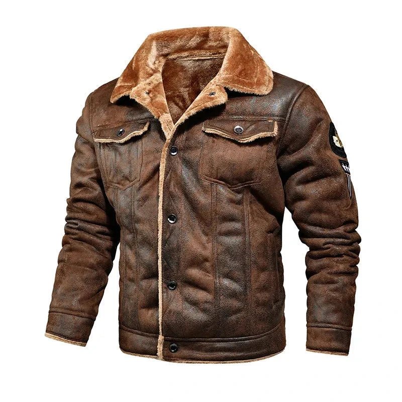 Jaqueta Masculina de Couro Bellvian - BL105 - Direct Ofertas