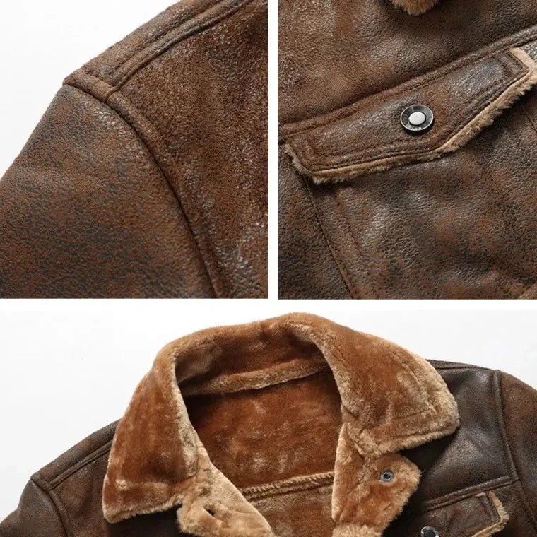 Jaqueta Masculina de Couro Bellvian - BL105 - Direct Ofertas