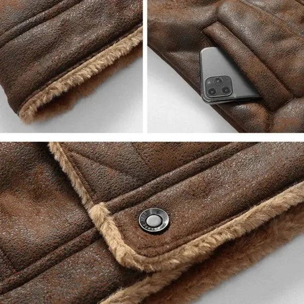 Jaqueta Masculina de Couro Bellvian - BL105 - Direct Ofertas