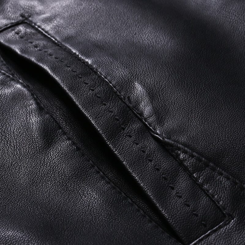 Jaqueta Masculina de Couro Classic Sampaio® - Direct Ofertas