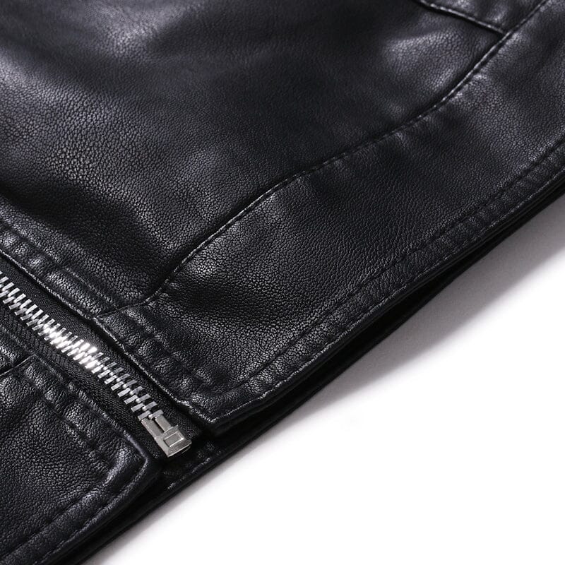 Jaqueta Masculina de Couro Classic Sampaio® - Direct Ofertas