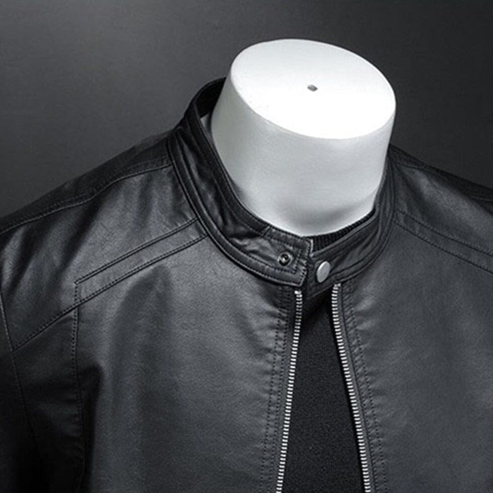 Jaqueta Masculina de Couro Classic Sampaio® - Direct Ofertas