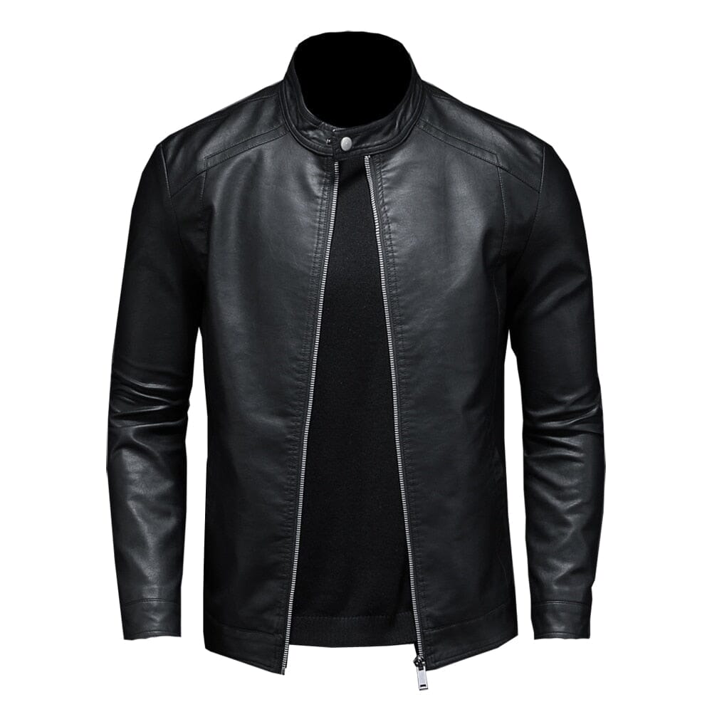 Jaqueta Masculina de Couro Classic Sampaio® - Direct Ofertas
