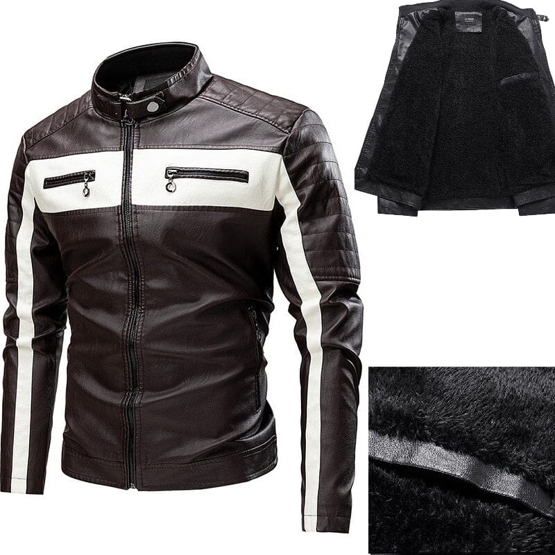 Jaqueta Motoqueiro de Couro - Direct Ofertas