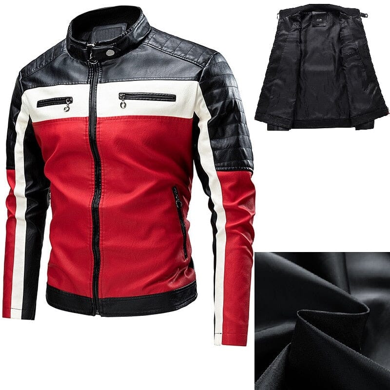 Jaqueta Motoqueiro de Couro - Direct Ofertas