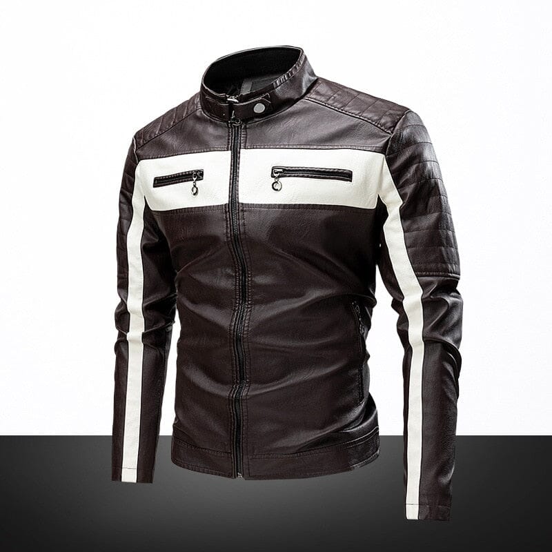 Jaqueta Motoqueiro de Couro - Direct Ofertas