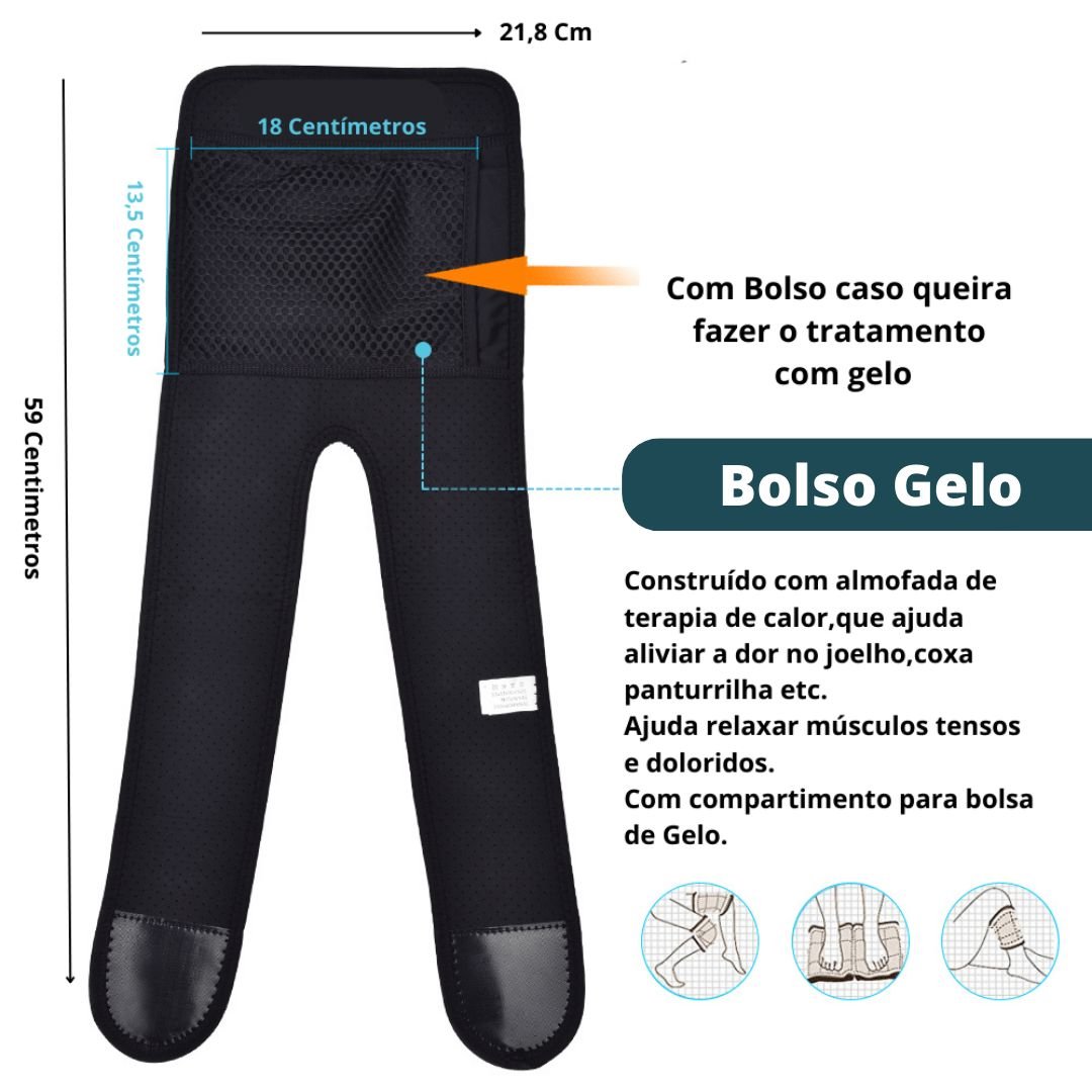 Joelheira Terapêutica Com Aquecimento - Direct Ofertas