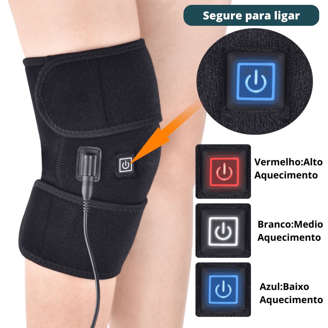Joelheira Terapêutica Com Aquecimento - Direct Ofertas