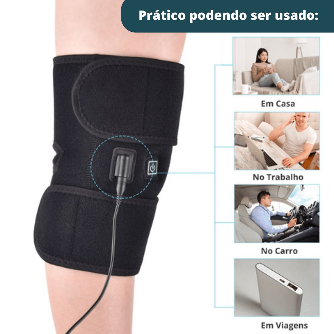 Joelheira Terapêutica Com Aquecimento - Direct Ofertas