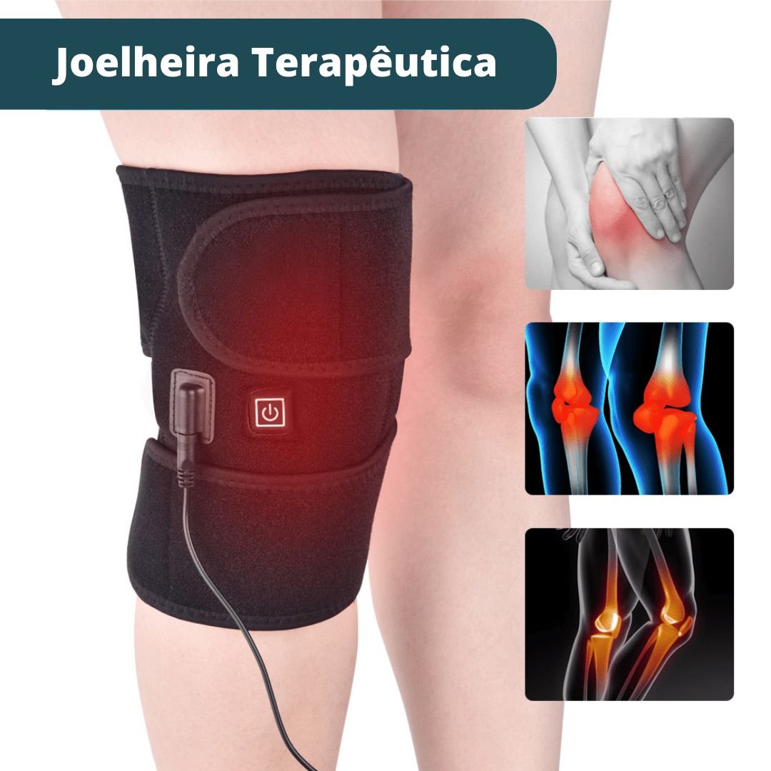 Joelheira Terapêutica Com Aquecimento - Direct Ofertas
