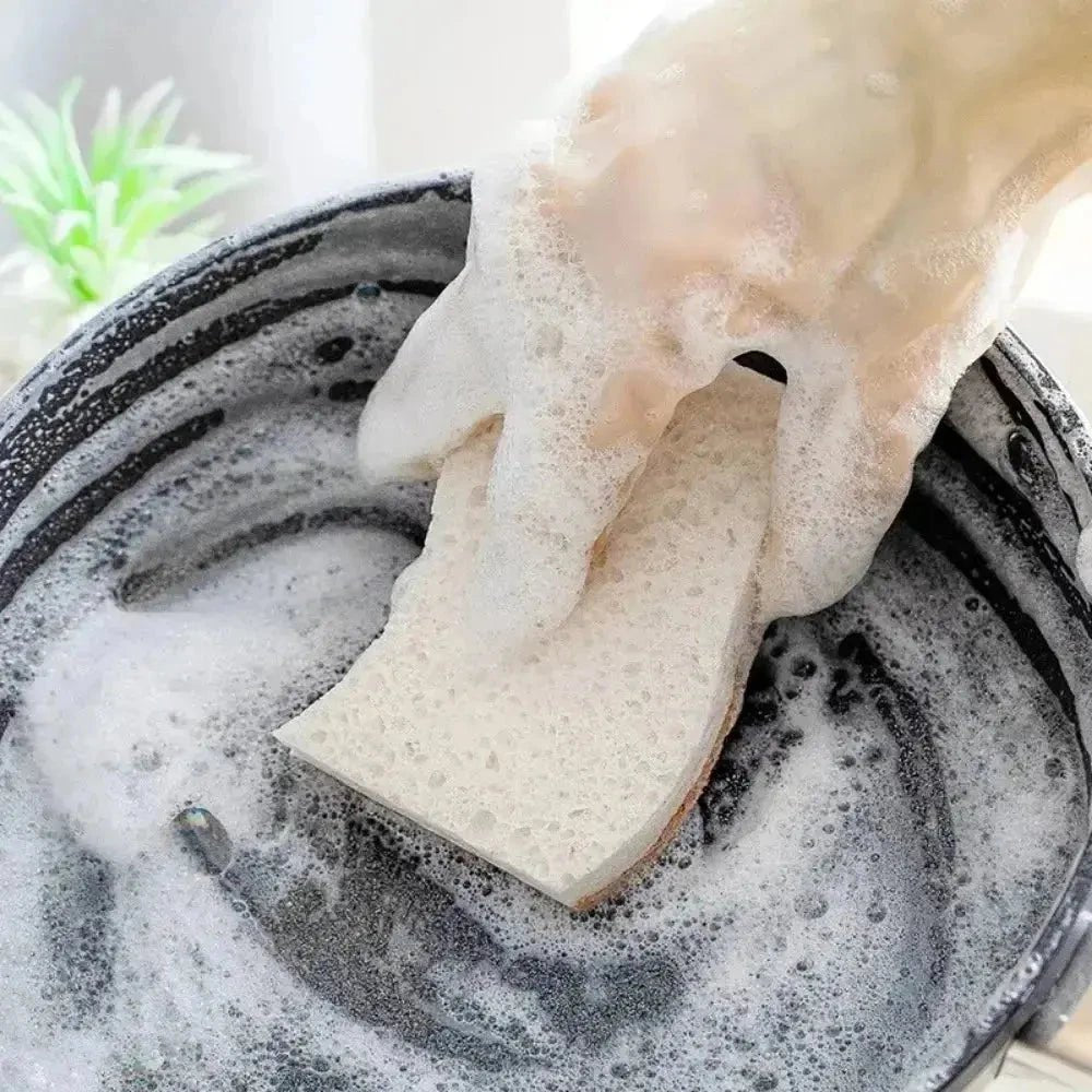 Kit 18 Esponja de Cozinha Biodegradáveis Premium (duram até 18 meses) - Direct Ofertas
