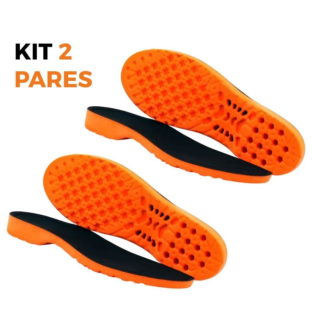 KIT 2 Pares de Palmilha Ortopédica de Gel P.U - Direct Ofertas