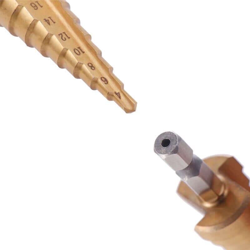 Kit 3 Brocas Titânio Escalonada + Estojo de Brinde - Direct Ofertas