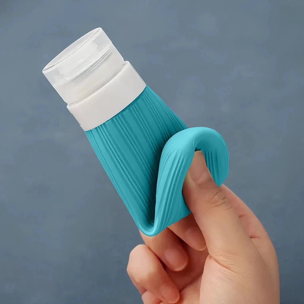 Kit 4 Frascos de Silicone para Viagem – 90ml Antivazamento - Direct Ofertas