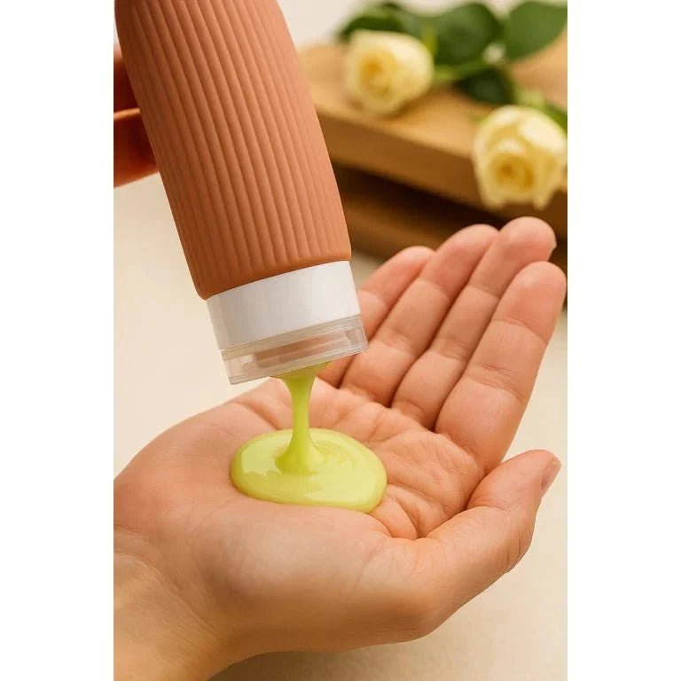 Kit 4 Frascos de Silicone para Viagem – 90ml Antivazamento - Direct Ofertas