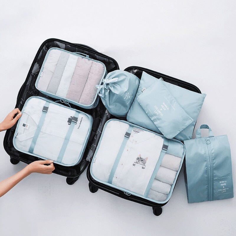 Kit 7 Bolsas Organizadoras Para Mala de Viagem STORAGE BAG - PAGUE 4 LEVE 7 - Direct Ofertas